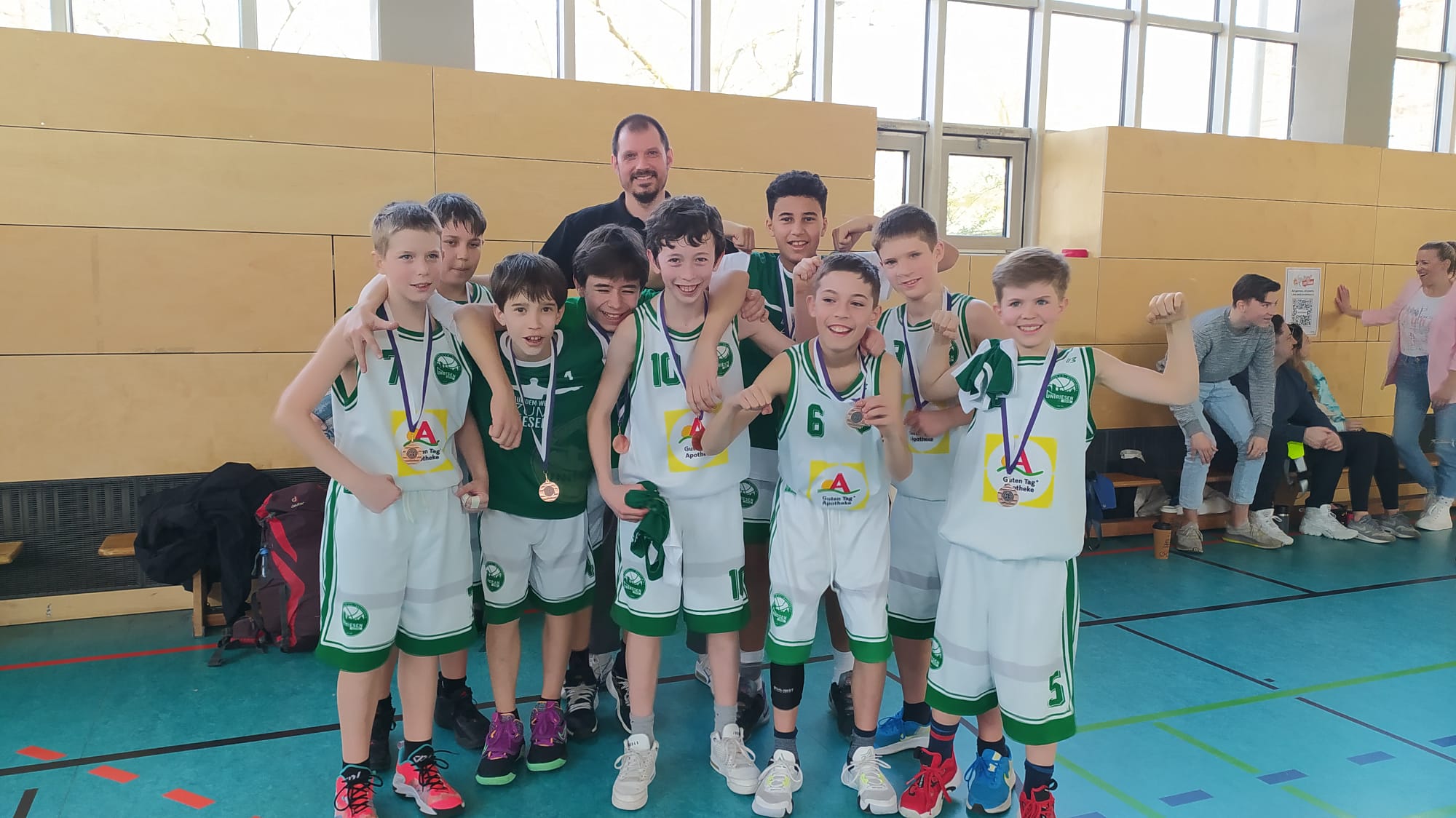 Die U12 erkämpfte sich in Berlin die Bronzemedaille.